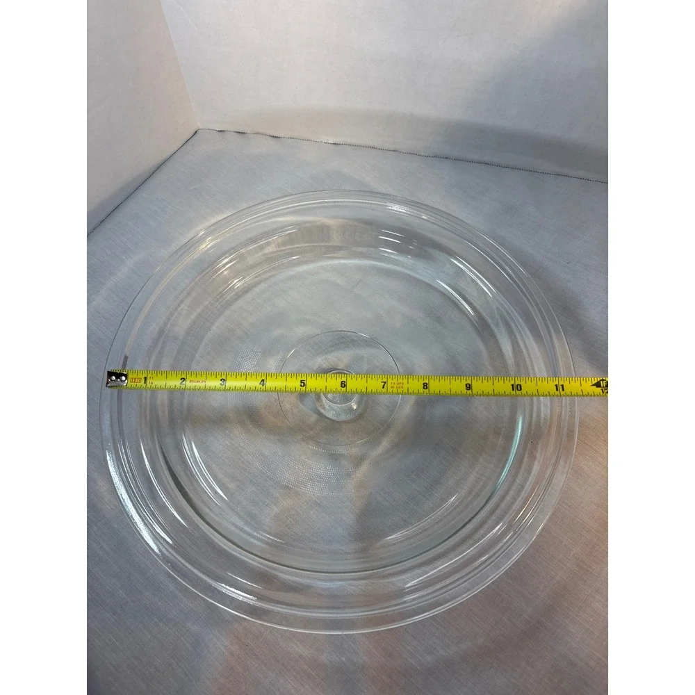 Clear Glass Casserole Dish Lid Replacement 10 Inch Diameter with Handle